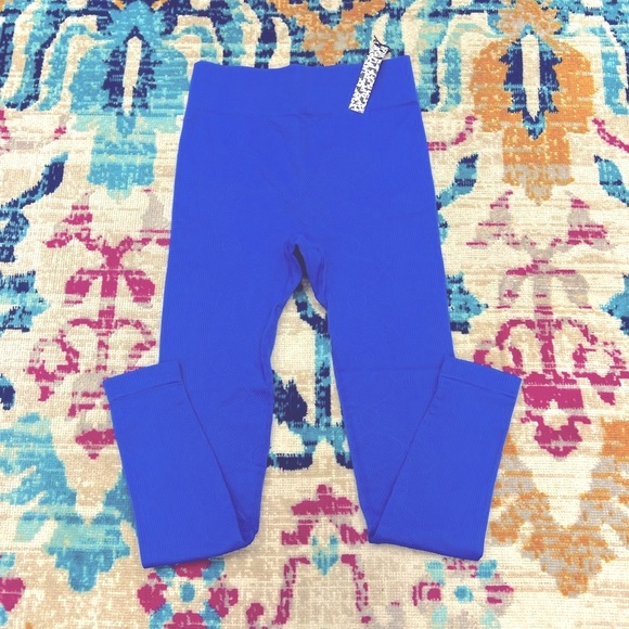 NWT ASOS Ski Thermal Base Layer Leggings, royal blue- size Medium - Picture 1 of 7